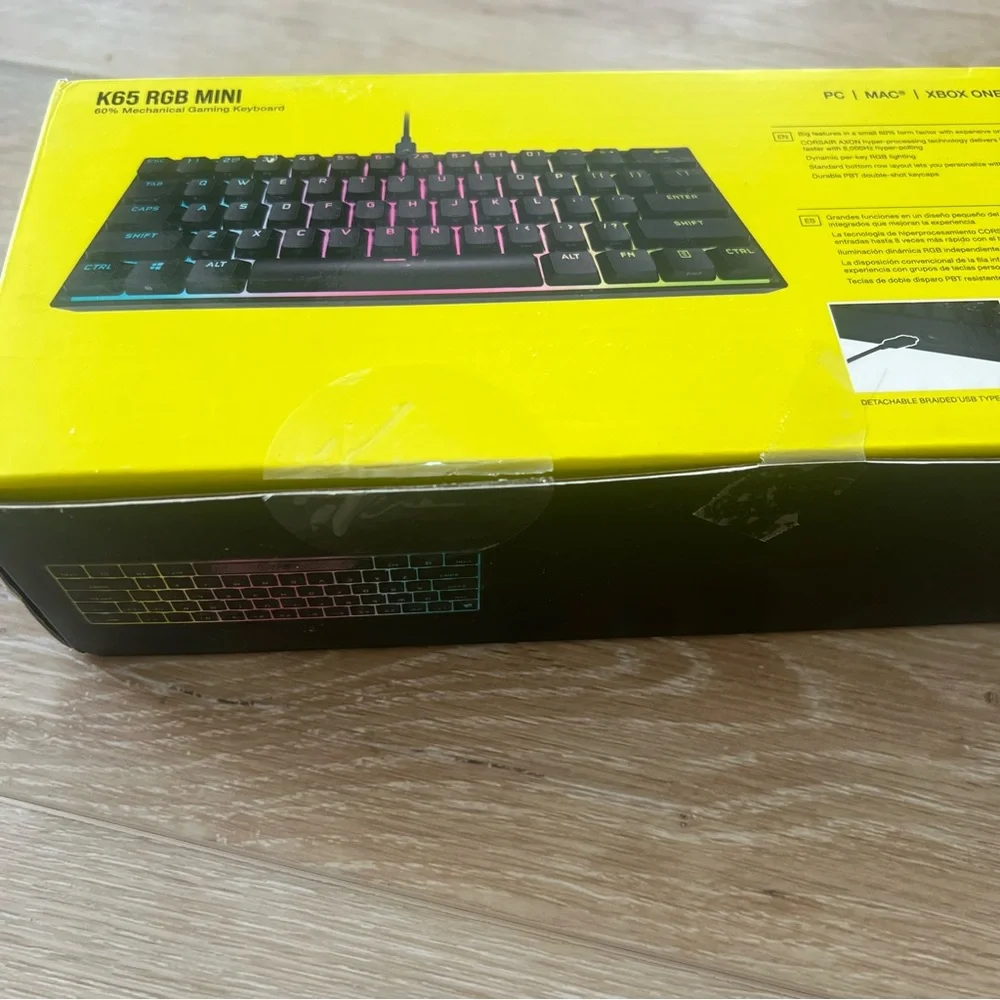 Corsair K65 RGB Mini gaming keyboard
